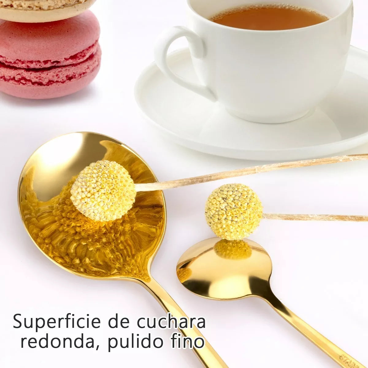 👑 IMPERIAL GOLD – CUBIERTOS DE ACERO INOXIDABLE DE LUJO ✨  24 / 36/ 48 PZ