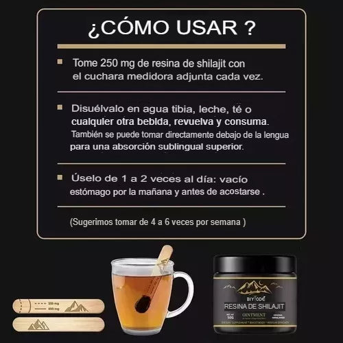 Shilajit Supremo – Para quienes buscan lo mejor en energía y vitalidad.